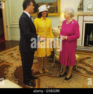 President of the Dominican Republic Dr. Leonel Fernandez applauds