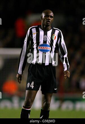 Patrick vieira of juventus during the champions league quarter