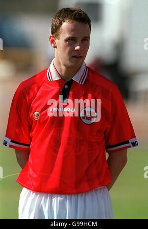 Soccer - Nordic Championships 2000-01 - Norway v Sweden - La Manga, Spain. Norway's Mike Kjolo Stock Photo