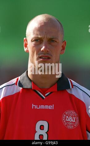 Soccer - Nordic Championships 2000-01 - Denmark v Norway - La Manga, Spain. Christian Magleby, Denmark Stock Photo