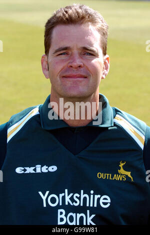 Cricket - Nottinghamshire County Cricket Club - 2006 Photocall - Trent Bridge. Greg Smith, Nottinghamshire Stock Photo