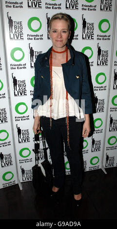 Edith Bowman arrives at the Big Ask Live Benefit Concert at Koko in Camden, north London. Stock Photo