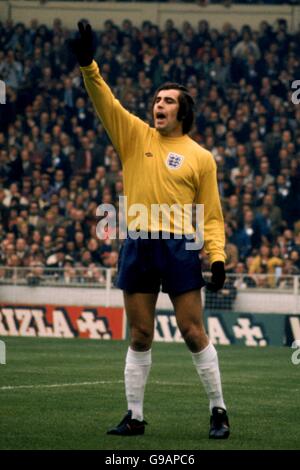 Soccer - Home International Championship - England v Scotland. Peter Shilton, England goalkeeper Stock Photo