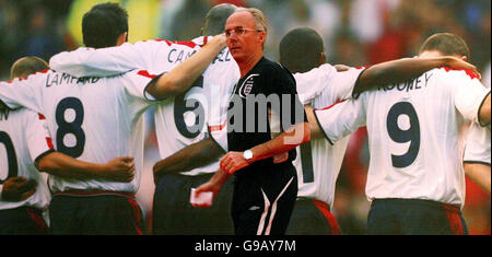 WORLDCUP England. England head coach Sven Goran Eriksson during a press conference at Mittelbergstadion, Buhlertal, Germany. Stock Photo