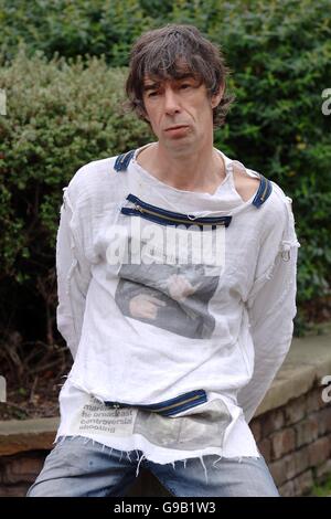 Singer Jimmy Pursey at the Olympic Studios in Barnes, South West London. Stock Photo