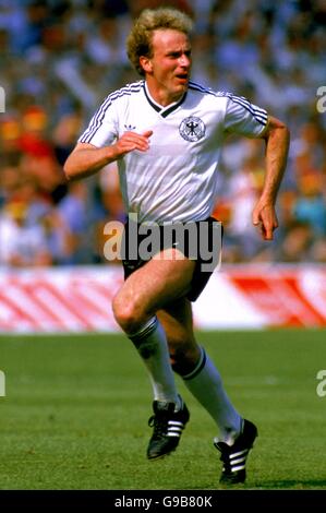 Soccer - European Championships 1988 - West Germany v Denmark Stock Photo