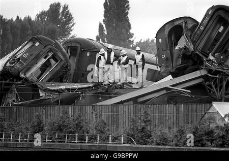 Accidents and Disasters - Colwich Train Crash - Staffordshire Stock Photo