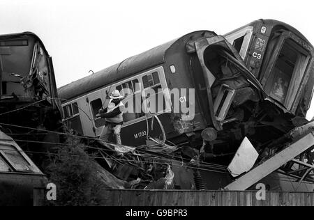 Accidents and Disasters - Colwich Train Crash - Staffordshire Stock Photo