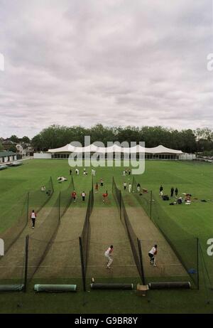 Cricket - First Cornhill Insurance Test - England v Zimbabwe - Nets Stock Photo