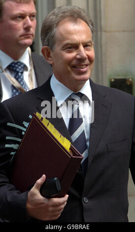 POLITICS Blair Stock Photo