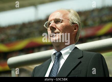 Soccer - 2006 FIFA World Cup Germany - Group B - England v Paraguay - Commerzbank Arena. Sven Goran Eriksson, England Head Coach Stock Photo