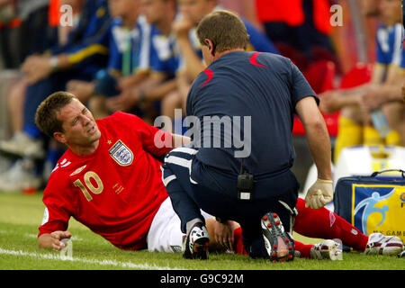 Soccer - 2006 FIFA World Cup Germany - Group B - Sweden v England - RheinEnergieStadion Stock Photo