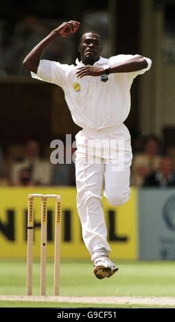 Cricket - First Cornhill Insurance Test - England v West Indies - First Day. West Indies' Reon King Stock Photo