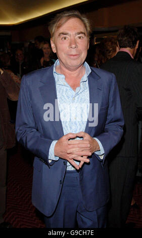 The First Night Of Evita - the Adelphi Theatre. Andrew Lloyd Webber attends the first night of Evita, at the Adelphi Theatre, central London. Stock Photo