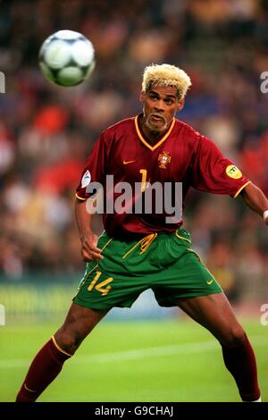 Abel xavier france portugal semi final hi-res stock photography