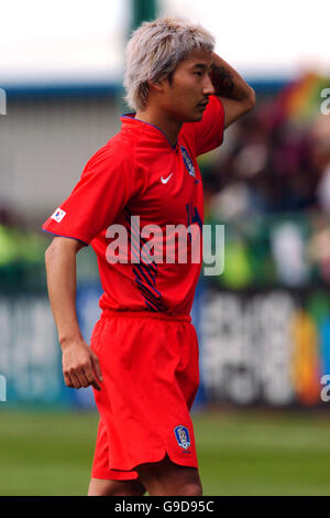 Soccer - International Friendly - Ghana v South Korea - Easter Road. Chun-Soo Lee, South Korea Stock Photo