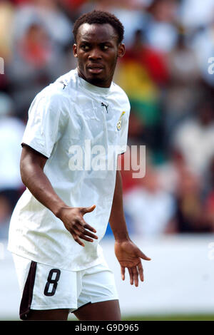 Soccer - International Friendly - Ghana v South Korea - Easter Road. Michael Essien, Ghana Stock Photo