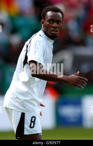 Soccer - International Friendly - Ghana v South Korea - Easter Road. Michael Essien, Ghana Stock Photo