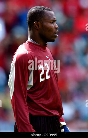 Soccer - International Friendly - Ghana v South Korea - Easter Road. Ghana goalkeeper Richard Kingston Stock Photo