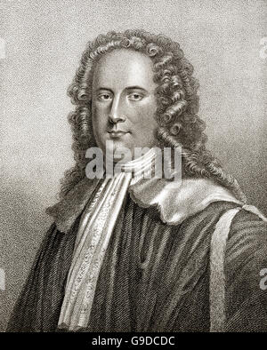 John Shute Barrington, 1st Viscount Barrington, 1678-1734, an English lawyer and theologian Stock Photo