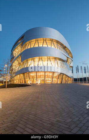 Mercedes Benz Museum Stuttgart Stock Photo