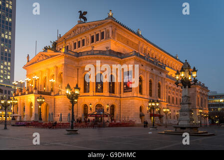 Opera House in Frankfurt, Main Stock Photo