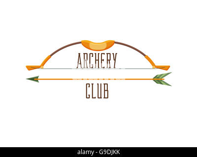 Archery club logo set Stock Vector Art & Illustration, Vector Image