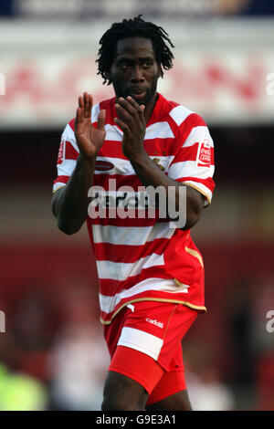 Soccer - Friendly - Doncaster Rovers v Hull City - Belle Vue. Mark McGammon, Doncaster Rovers Stock Photo