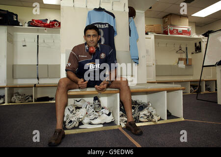 Cricket - Surrey Press Conference - Anil Kumble Signing - The Brit Oval Stock Photo