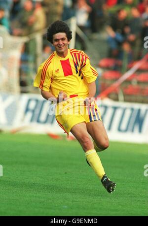 Marius LACATUS of Steaua Bucuresti celebrate the victory with the News  Photo - Getty Images