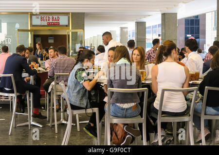 The Beer Bar at Cafe Centro, NYC, USA Stock Photo