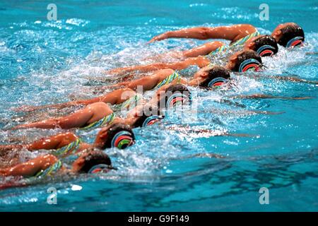 Sydney 2000 Olympic Games - Synchronized Swimming - Women's Team Event Stock Photo