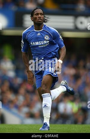 Soccer - FA Barclays Premiership - Chelsea v Manchester City - Stamford Bridge. Didier Drogba, Chelsea Stock Photo