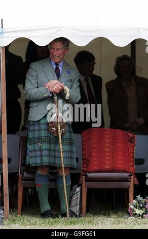 Prince of Wales and Duchess of Cornwall at Mey Highland Games Stock Photo