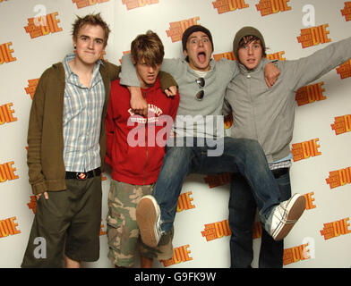 McFly arrives at the VIP Gala screening of John Tucker Must Die at the Courthouse Kempinski Hotel, central London. Picture date: Thursday 10 August 2006. Photo credit should read: Ian West/PA Stock Photo