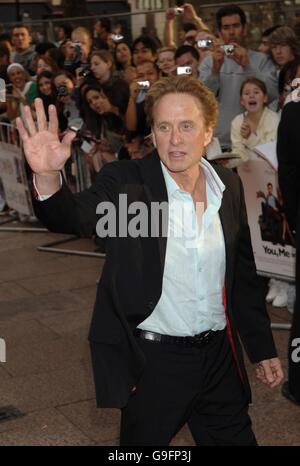 Michael Douglas arrives for the UK Premier of You, Me & Dupree, at the Odeon Leicester Square, central London. Stock Photo