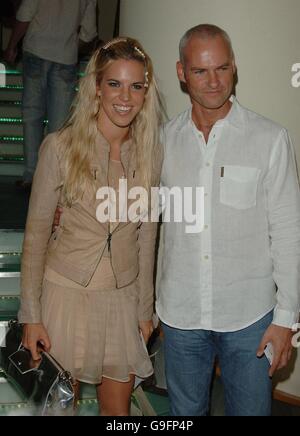 Alexandra Aitkin arrives with guest for the UK Premier of You, Me & Dupree, at the Odeon Leicester Square, central London. Stock Photo