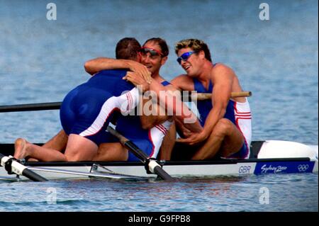 Sydney 2000 Olympics - Rowing - Men's Coxless Four - Final Stock Photo