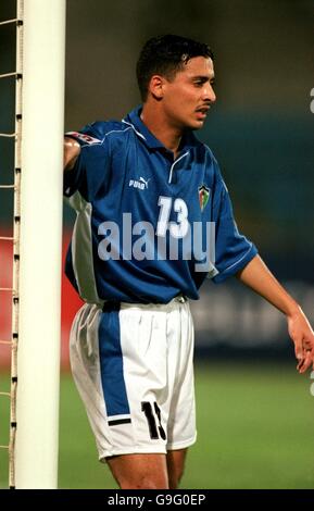 Soccer - Asian Cup Lebanon 2000 - Kuwait v Indonesia. Ahmad Mutairi, Kuwait Stock Photo