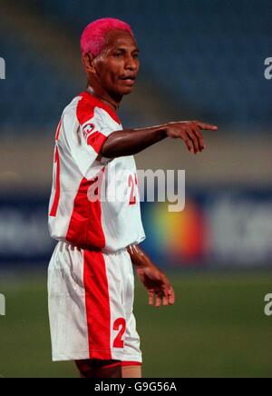 Soccer - Asian Cup 2000 - Group B - Korea v Indonesia. Rochi Putiray, Indonesia Stock Photo