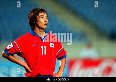 Soccer - Asian Cup 2000 - Group B - Korea v Indonesia. Lee Dong-Gook, Korea Stock Photo