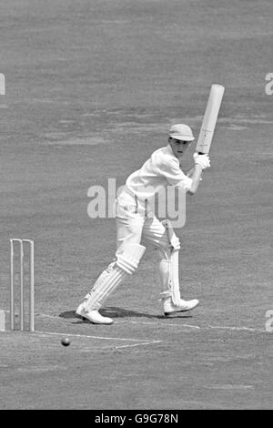 Cricket - Oxford University v Cambridge University - 3rd Day - Lord's. Henry Blofeld of Cambridge in batting action Stock Photo