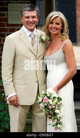 Caron Keating's widowed husband remarries Stock Photo