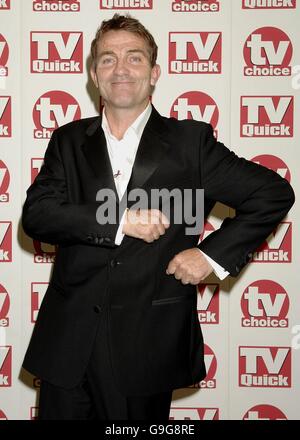 Bradley Walsh arrives for the TV Quick and TV Choice Awards at the Dorchester Hotel, central London. Stock Photo