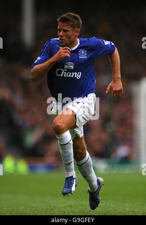 Soccer - FA Barclays Premiership - Everton v Watford - Goodison Park. James Beattie, Everton Stock Photo