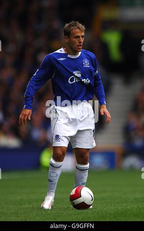 Soccer - FA Barclays Premiership - Everton v Watford - Goodison Park. Phil Neville, Everton Stock Photo