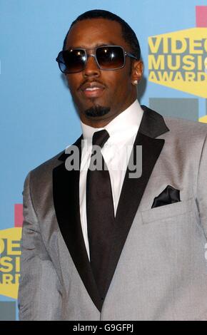 AP OUT P Diddy at the MTV Video Music Awards at Radio City, New York. Stock Photo