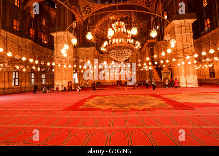 Mohamed Ali Mosque, at the Citadel in Cairo, Egypt Stock Photo