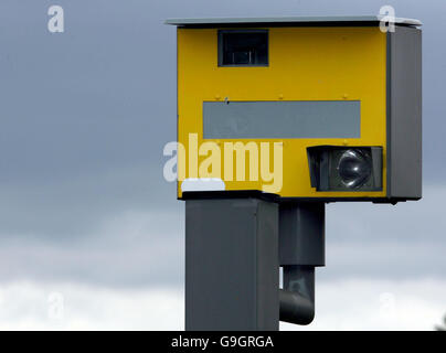 Generic stock images Gatso speed cameras in Bristol, Wednesday September 27, 2006. European judges are considering a test case after two UK drivers challenged a ruling over speed cameras. The drivers, backed by human rights group Liberty, say their right to silence is being breeched. Stock Photo