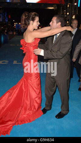 Kate Beckinsale and Adam Sandler attend the UK premiere of Click at the Empire Cinema Leicester Square, central London. Stock Photo